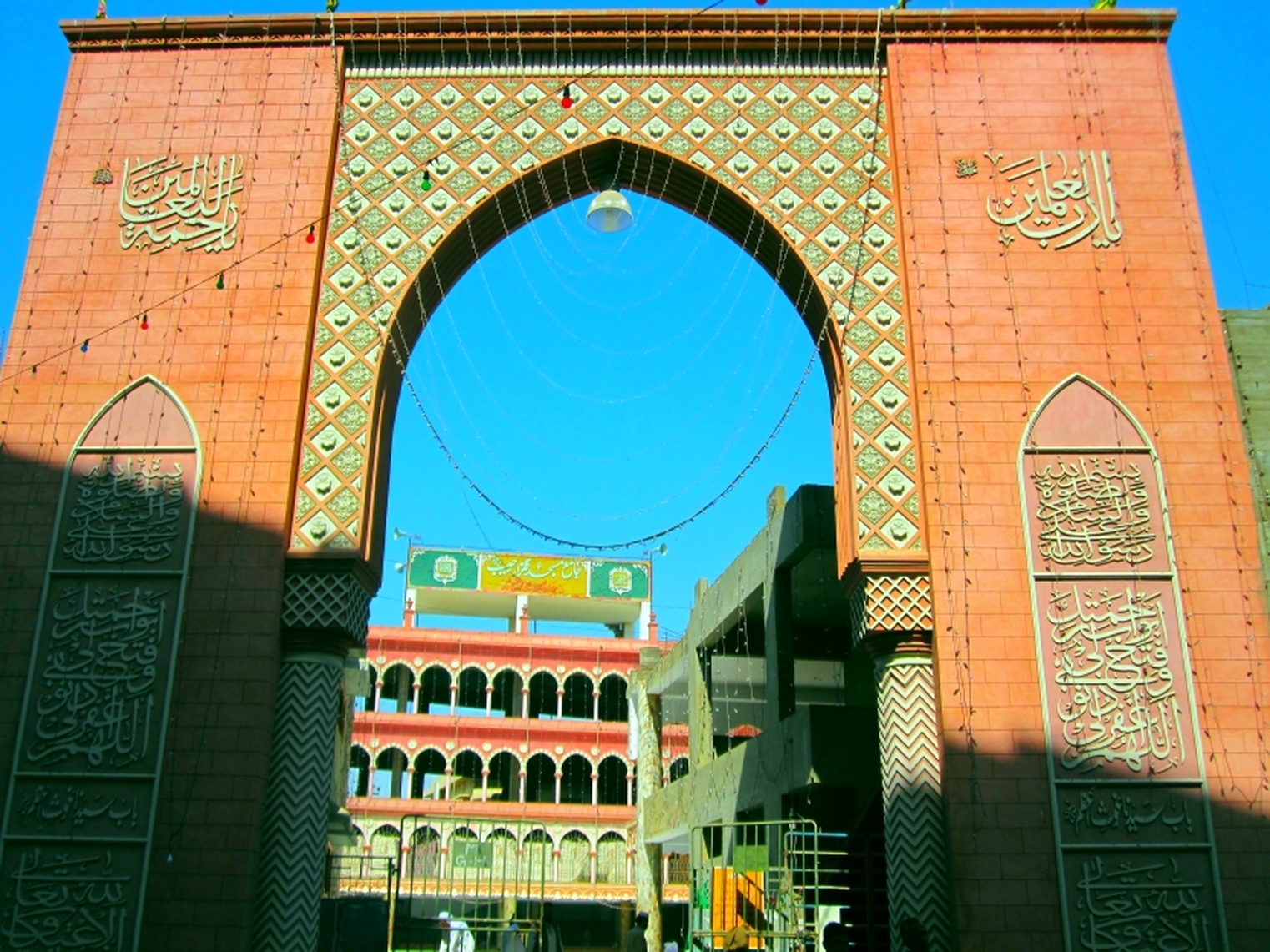 GATE CONSTRUCTION masjid e gulzaar e habib